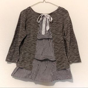 Anthropologie | Clu + Willoughby Gray Sweater